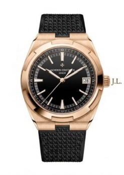 Vacheron Constantin Overseas Black Rose Gold Silicon