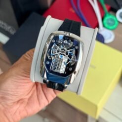 Jacob Co Bugatti Chiron Shining Silver Automatic
