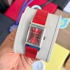 Jaeger Le Coultre Reverso Stainless Steel Red