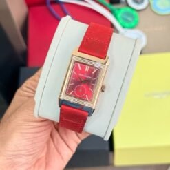 Jaeger Le Coultre Reverso Rosegold Red
