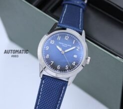 Patek Philippe Caltrava Blue Silver