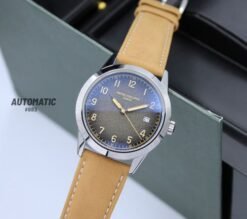 Patek Philippe Caltrava Tan Silver