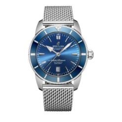 Breitling Super Ocean Silver Blue OPEN BACK