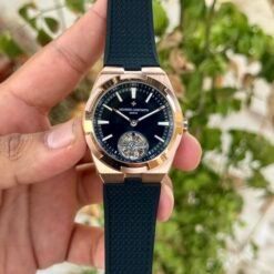 Vacheron Constantin Overseas Tourbillion Black Rose Gold Semi ETA