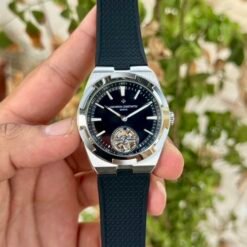 Vacheron Constantin Overseas Tourbillion Black Silver Semi ETA
