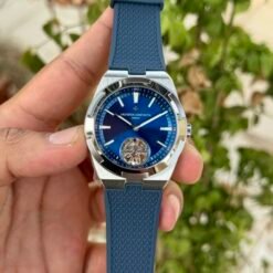 Vacheron Constantin Overseas Tourbillion Blue Silver Semi ETA