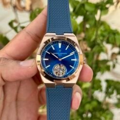 Vacheron Constantin Overseas Tourbillion Blue Rose gold Semi ETA