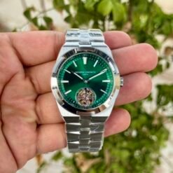 Vacheron Constantin Overseas Tourbillion Silver Green Semi ETA