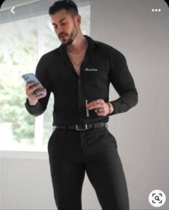 ARMAN-I EXCHANGE PREMIUM BLACK SHIRT A-19 BRAND BOX BRAND CARRYBAG BUTTER PAPPER INVOICE