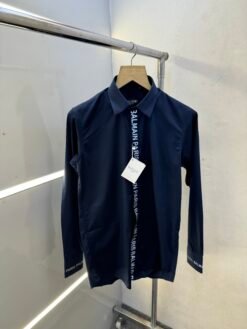 BALMAI-N PARIS NAVY BLUE REFLECTIVE SHIRT