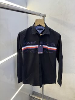 TOMMY-HILIFIGER PREMIUM BLACK SHIRT