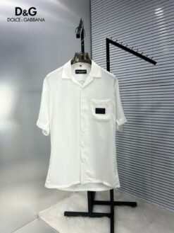 D&G PREMIUM WHITE HALF SLEEVES SHIRT WITH PREMIUM BRAND BOX PACKING OK OK