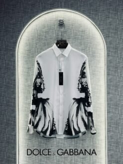 D&G PREMIUM WHITE SHIRT WITH PREMIUM BOX PACKING