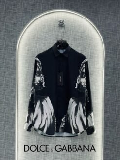 D&G PREMIUM BLACK SHIRT WITH PREMIUM BOX PACKING