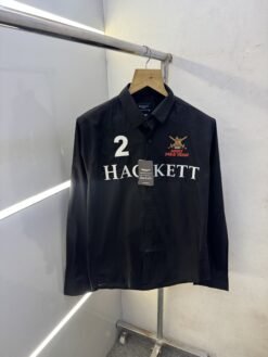 HACKET-T PREMIUM BLACK SHIRT WITH BOX PACKING