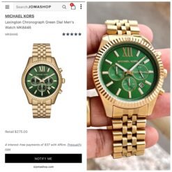 Michael_kors Lexington Premium Gold-Geeen