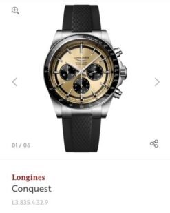 Longines Conquest Chronograph Black Automatic