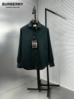 BURBERR-Y PREMIUM GREEN SHIRT WITH PREMIUM BOX PACKING
