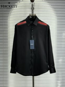HACKET-T PREMIUM BLACK SHIRT H-1