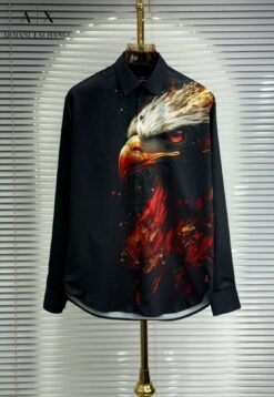 ARMAN-I EXCHANGE PREMIUM BLACK SHIRT WITH PREMIUM BOX PACKING