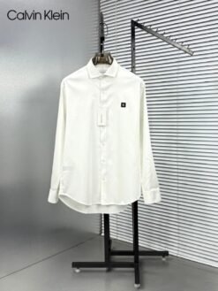 CALVIN_KLEIN PREMIUM SHIRT WITH PREMIUM BOX PACKING WHITE E