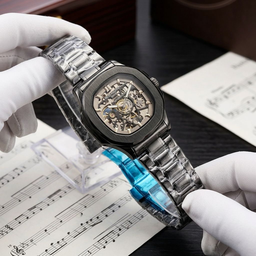 Patek phillipp_e Skeleton Automatic Black