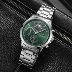 Tommy Hilfige_Quartz Multifunction silver green