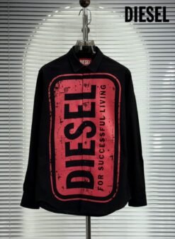 DIESE-L PREMIUM BLACK SHIRT WITH PREMIUM BOX PACKING
