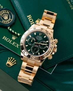 Rolee_x Oyster Perpetual Daytona Chosmograph Gold-Green