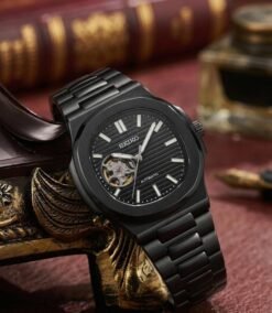 Seik_o Mod Nautilus Phantom Open Heart Automatic Black