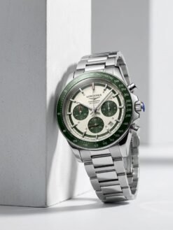 Longine_s Conquest Chronograph Green