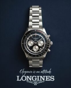 Longine_s Conquest Chronograph Black