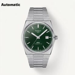 Tisso_t 1853 Prx Automatic Top Quality Silver-Green