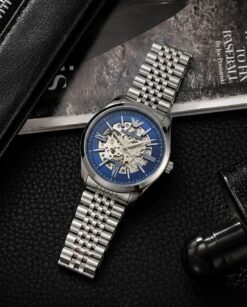 Emporio Armann_i Antonio Automatic Silver-Blue