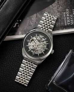 Emporio Armaann_i Antonio Automatic Silver-Black