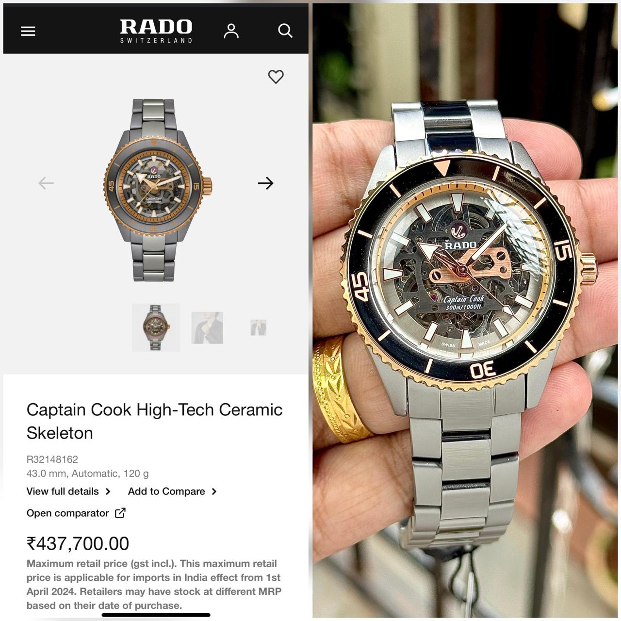 Rad_o Captain Cook HighTech Automatic