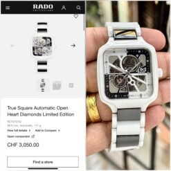 Radd_o True Square Automaticceramic Limited Edition Silver Niddle