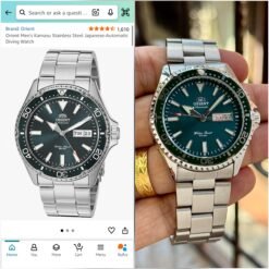 Orien_t Kamasu Mako RA-AA0004E Automatic silver -green