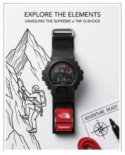 Casio G-Shock x Supreme x The North Fac_e Special Edition
