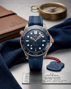 Omegg_a Seamaster Diver 300M Automatic Blue-Copper-Blue