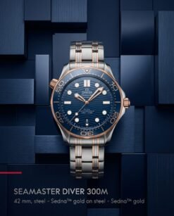 Omeg_a Seamaster Diver 300M Automatic 2Ton-Copper-Blue