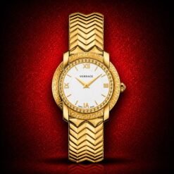 Versace DV 25 Bangle Cum Watch Gold Watch