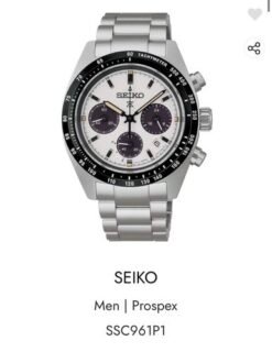 Seiko Prospex Prospex Speedtimer Panda Authentic Store Quality