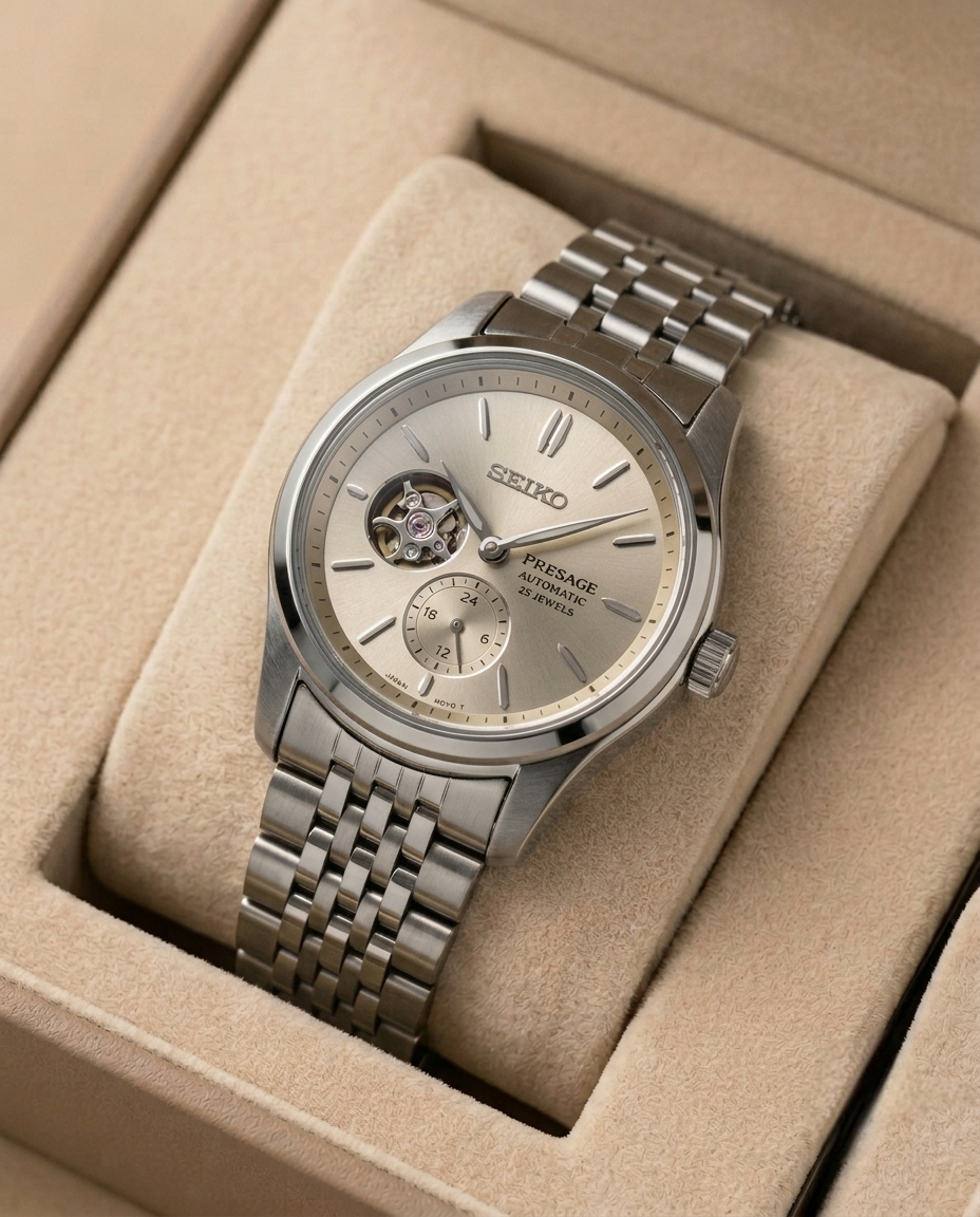 Seiko presage SPB471 Automatic silver White
