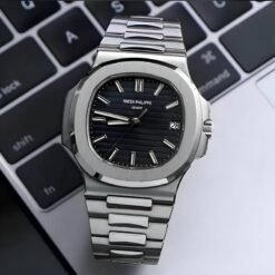 Patek phillippp_eNautilus Quartz Silver-Black