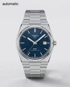 Tissoo_t 1853 Prx Automatic Top Quality silver dark blue