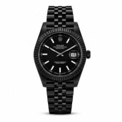 Rolex Date Just All Black Jubilee Strap