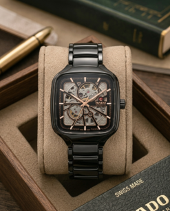 Radd_o True Square Automatic Open Heart Full Black copper