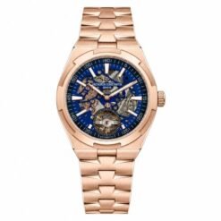 Vacheron Constantin Skeleton Dial Rose Gold Blue
