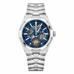 Vacheron Constantin Skeleton Dial Silver Blue